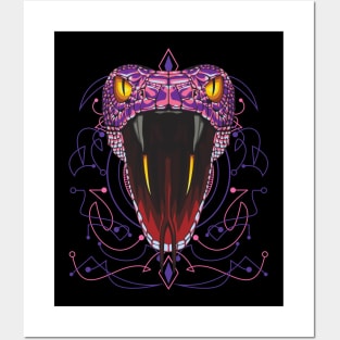 angry snake Posters and Art